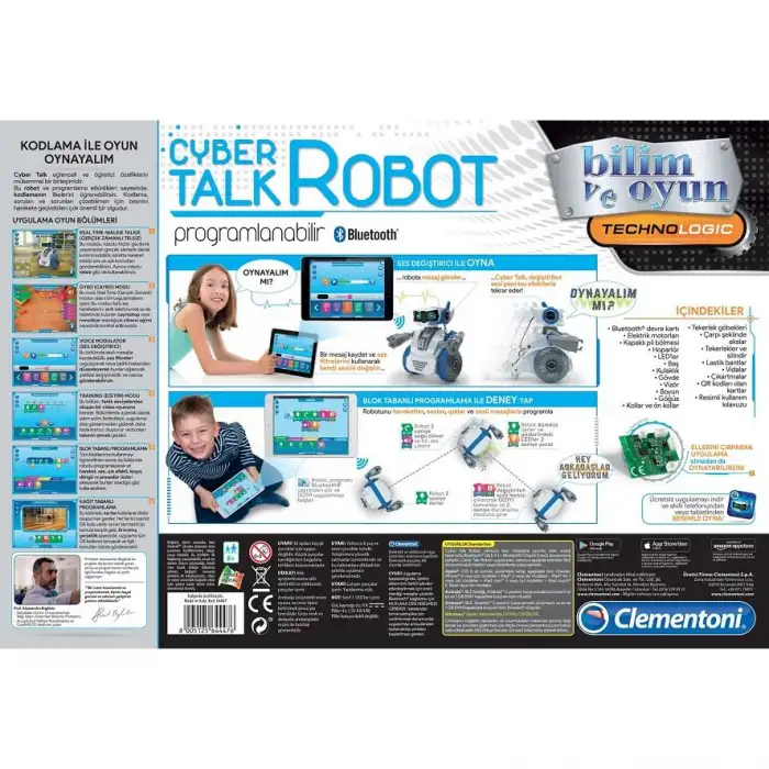 Clementoni Robotik Labaratuvarı Cyber Talk Robot Cle-64447