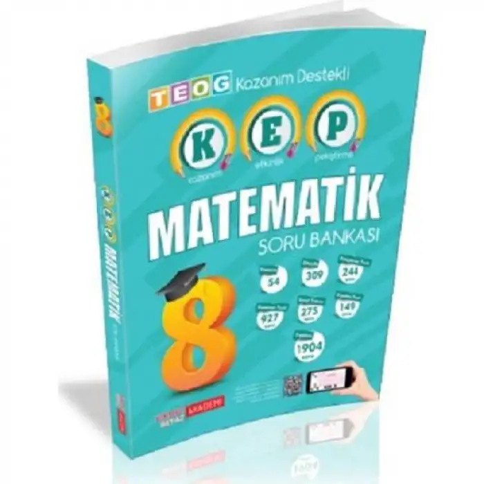 Kırmızıbeyaz 8.Sınıf Matematik Kep Soru Bankası 2019