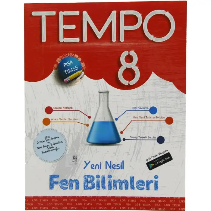 Kırmızıbeyaz 8.Sınıf Fen Bilimleri Tempo Soru Bankası 2020