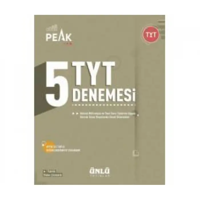 Ünlü Tyt Peak Deneme 5 Li