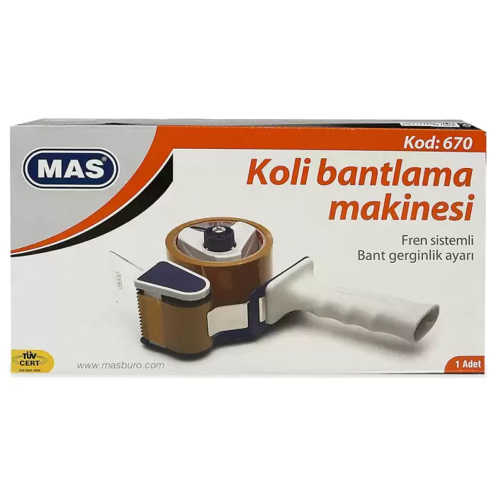 Mas Koli Bantlama Makinesi(2 İnc ) 50 Mm(Abs Hm) 670