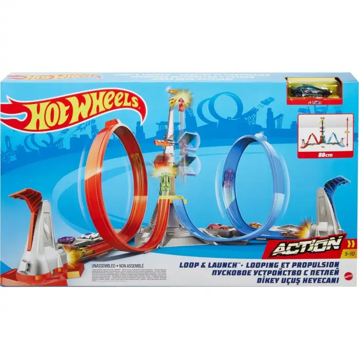 Mattel Hot Wheels Dikey Uçuş Heyecan Yarış Seti Mtl-Grw39