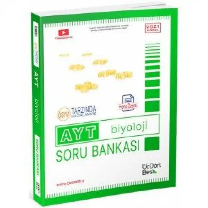 Üçdörtbeş Ayt Biyoloji Soru Bankası 2025-26