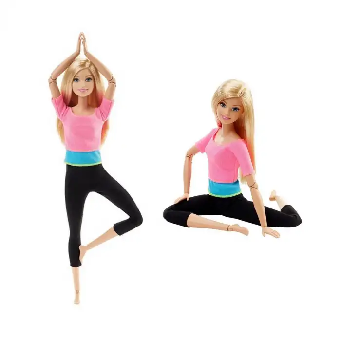 Mattel Sonsuz Hareket Bebeği Sarışın Siyah Taytlı