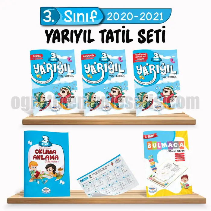 Öğretmenevde 3.Sınıf Yarıyıl Tatil Kitabı 2023