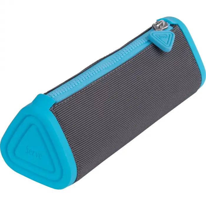 Serve Prısmo Kalem Çantası Gri-Neon Mavi Sv-Prısmokkgfy