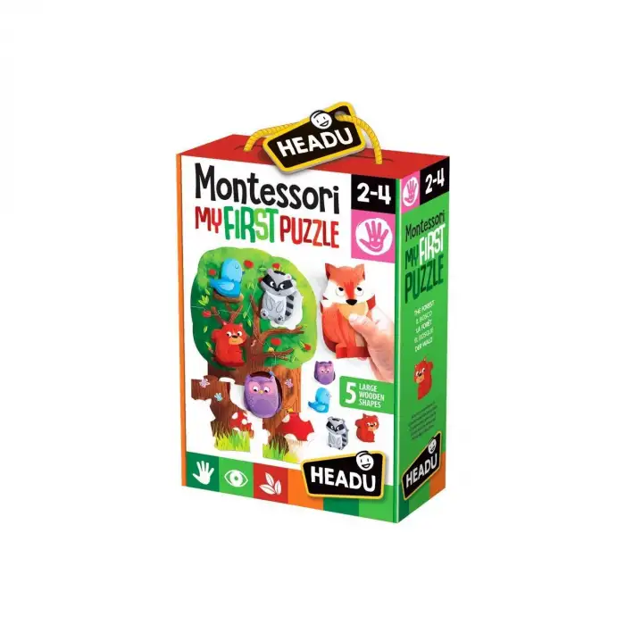 Headu Montessori Fırst Puzzle The Forest 2 4 Yaş