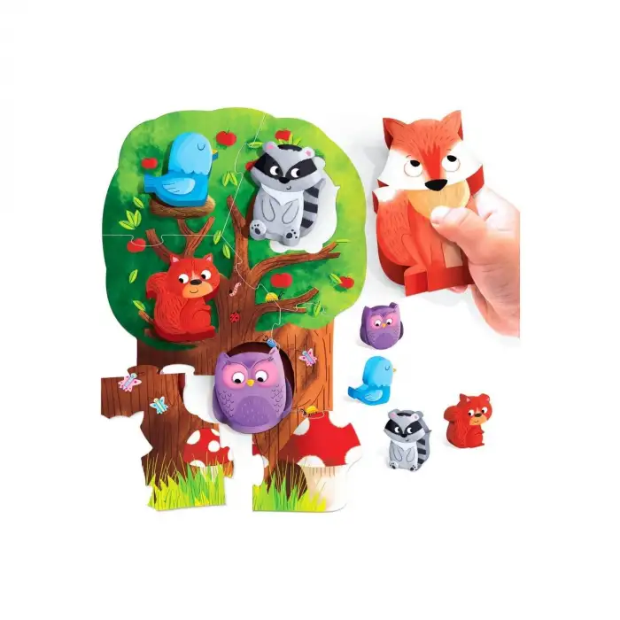 Headu Montessori Fırst Puzzle The Forest 2 4 Yaş