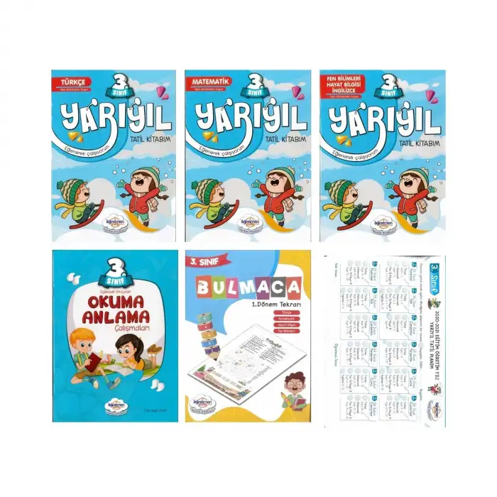 Öğretmenevde 3.Sınıf Yarıyıl Tatil Kitabı 2023
