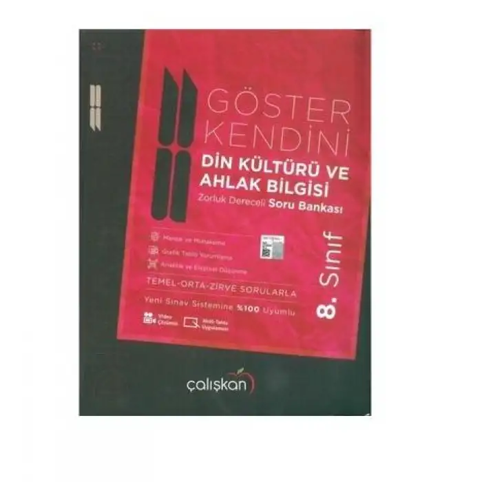 Çalışkan 8.Sınıf Hibrit Din Kültürü Soru Bankası 2021 - Cm