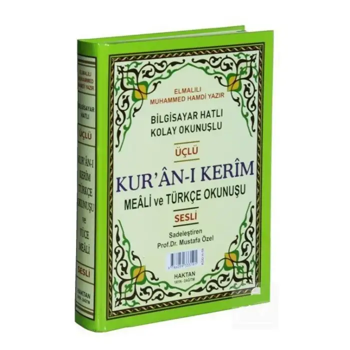 Haktan Rahleboy Eski Yeşil 3 Lü Kur An I Kerim H 59