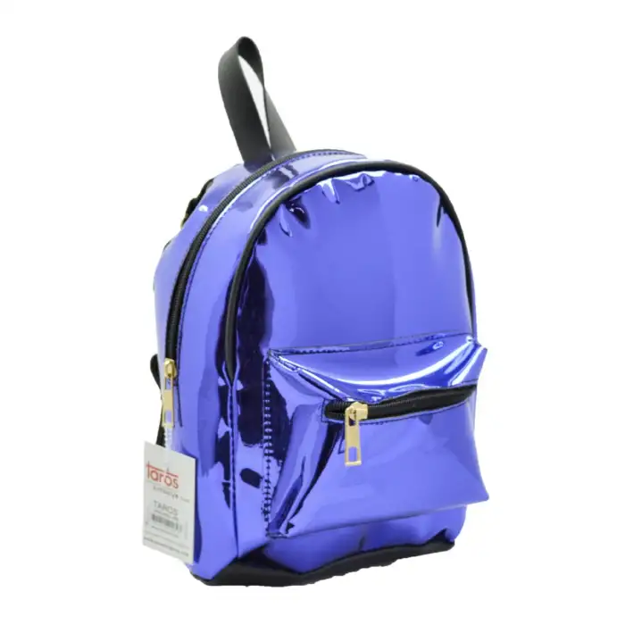 Taros Metalik Lacivert  Sırt Çantası 4703