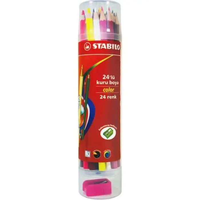 Umur Stabılo Color 24 Lü Plastik Tüp