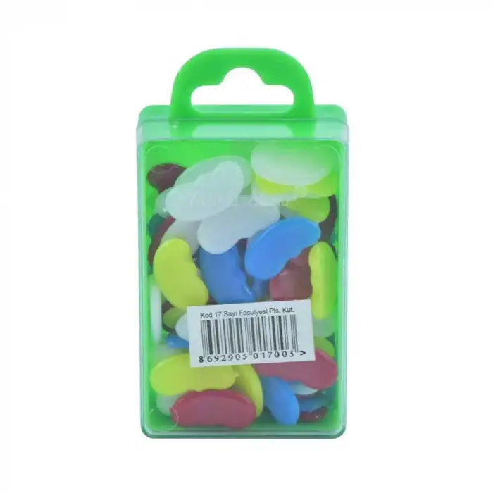 Yıldızlar Sayı Fasülyesi Plastik Kutu 017