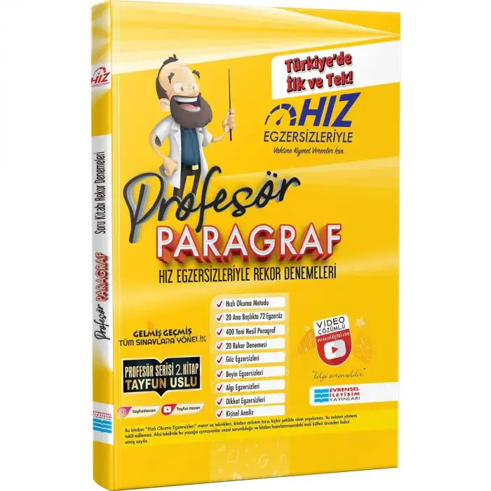 Evrensel Tyt Paragraf Profösör Soru Bankası