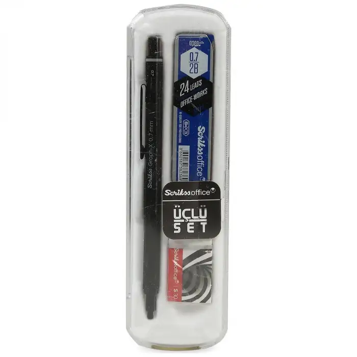 Scrrikss Grap-X 3 Lü Set 0,7 Mat Siyah