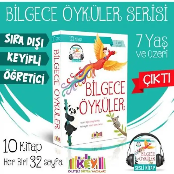 Key 1. Sınıf Bilgece Öyküler Serisi (10 Kitap )