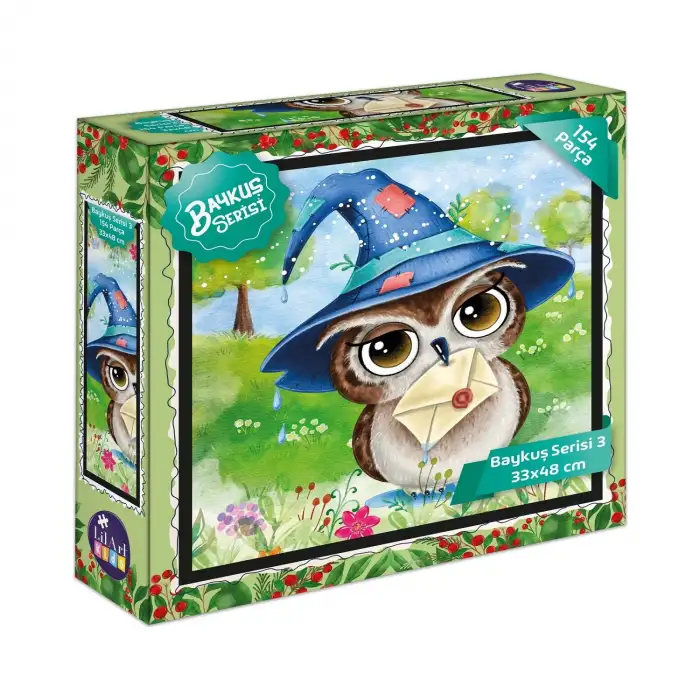 Lilart Puzzle Baykuş Serisi 3 154 Prç. Llm-Lapk065