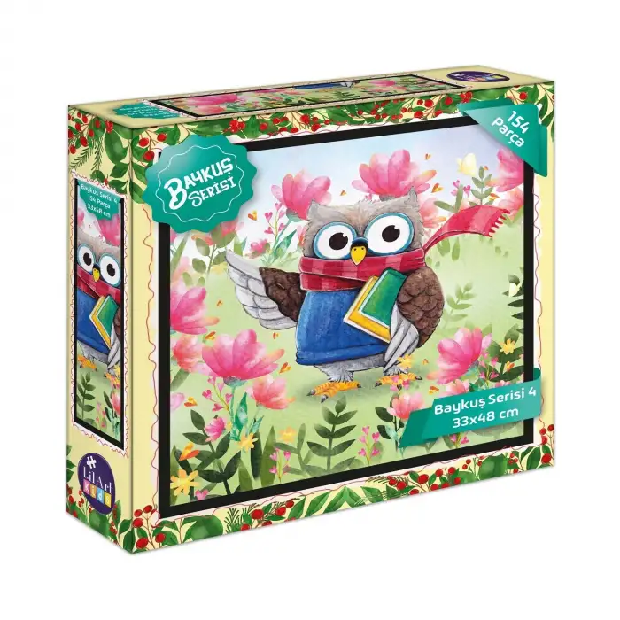 Lilart Puzzle Baykuş Serisi 4 154 Prç. Llm-Lapk066