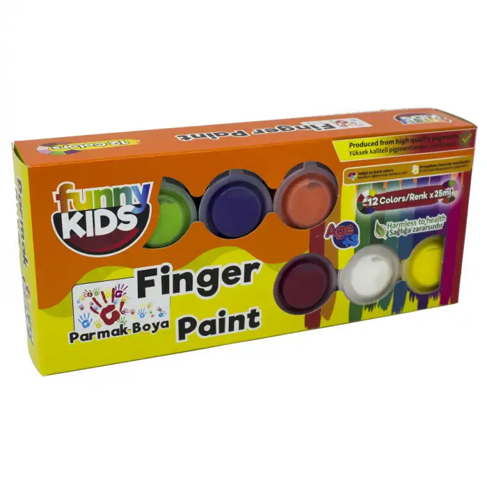 Funny Kıds 25 Ml Parmak 12 Li Set Fnny-012-1750