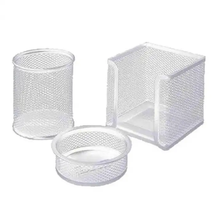 Drt Metal Masa Üstü Perfore Set 3 Lü Beyaz Drt-405