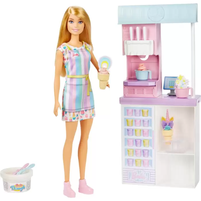 Mattel Barbıe Dondurma Dükkanı Oyun Seti