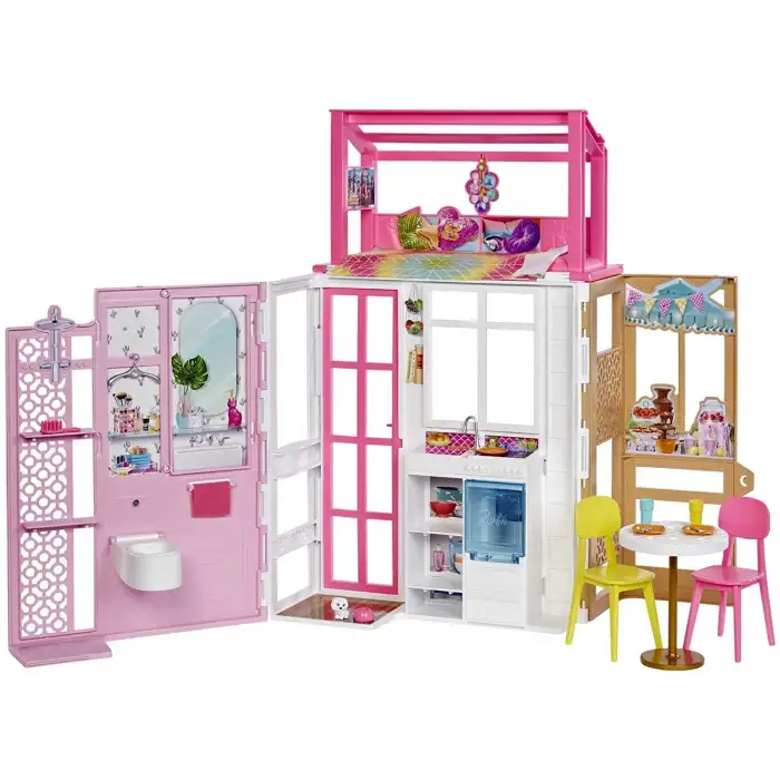 Mattel Barbie Nin Taşınabilir Portatif Evi Mtl-Hcd47