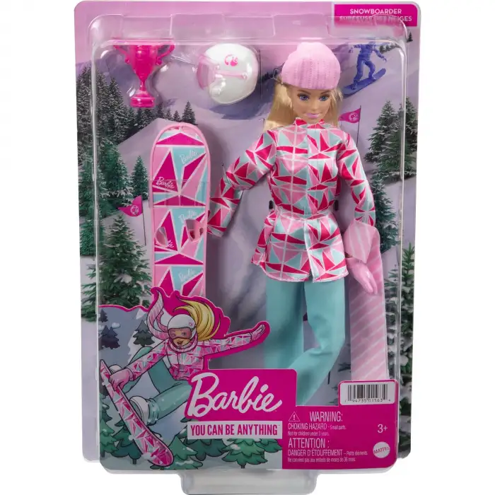 Mattel Barbie Snowboard Sporcusu Bebek  Mtl-Hcn32