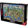 Anatolian Puzzle 1500 Parça Avrupa Haritası / Europen World Ana.4557