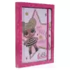 Keskin Lol 13x18 100yp. Çizgili Ciltli Lastikli Defter