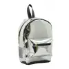 Taros Metalik Gümüş Gökkuşağı Sırt Çantası 4298