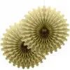 Kika Kf072-Gld Yelpaze Dekor Süs Gold 50cm 2li