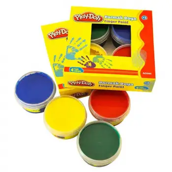 Playdoh Parmak Boyası 4 Renk 50 Ml. Play-Pr017
