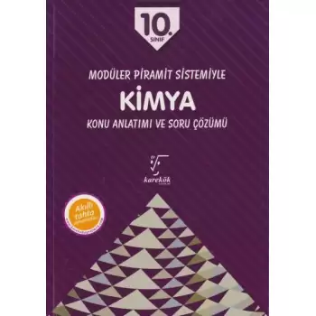 Karekök 10.Sınıf Kimya Konu Anlatımlı Modüler Piramit Sistemi
