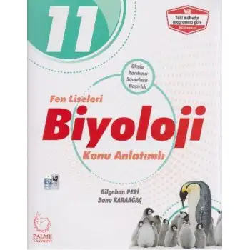 Palme 11.Sınıf Biyoloji Fen Liseleri Konu Anlatımı 2019