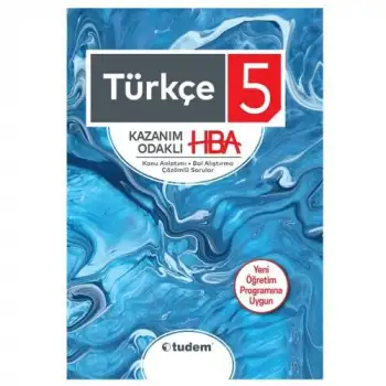 Tudem 5.Sınıf Türkçe Kazanım Odaklı Hba 2019