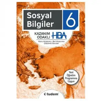 Tudem 6.Sınıf Sosyal Bilgiler Kazanım Odaklı Hba 2019
