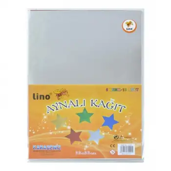 Lino Aynalı Metalik Karton Sarı (50x70 Cm.) 2708jq-S