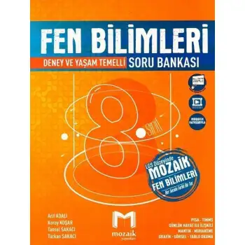 Mozaik 8.Sınıf Fen Bilimleri Soru Bankası 2025-26