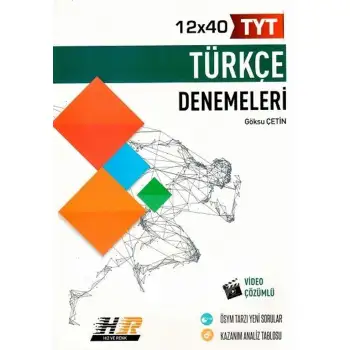 Hızrenk Tyt Türkçe Deneme 12X40 2020