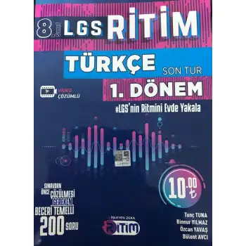 İşleyenzeka 8.Sınıf Türkçe 1.Dönem Ritim Son Tur 2020