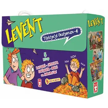 Timaş Levent Türkiyeyi Geziyorum 4 Set (5 Kitap )