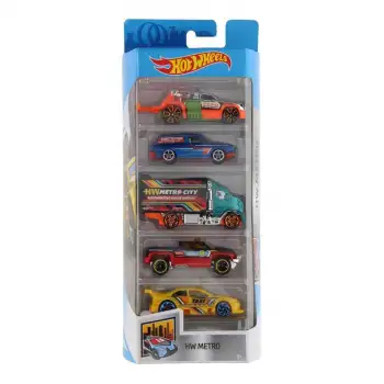 Mattel Hot Wheels 5Li Araba Seti Mtl-1806