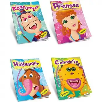 Damla Neşeli Yüzler Serisi 4 Kitap Tek