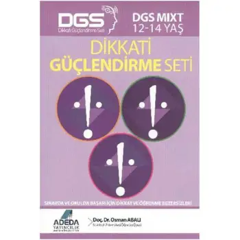 Adeda Dikkati Güçlendirme Seti Mıxt 12-14 Yaş