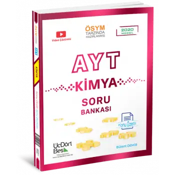 Üçdörtbeş Ayt Kimya Soru Bankası 2025-26