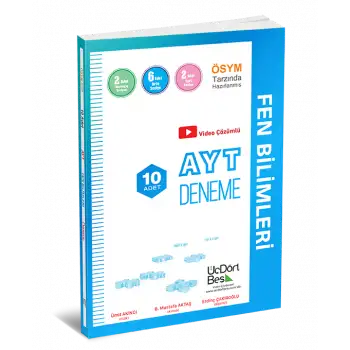 Üçdörtbeş Ayt Fen Bilimleri Deneme 10 Lu 2024-25