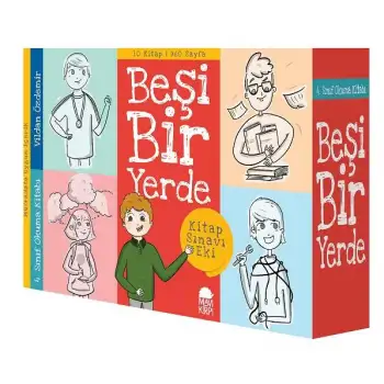 Mavi Kirpi Beşi Bir Yerde Set 10 Kitap (4.Sınıf)