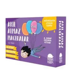 Mavi Kirpi 4.Sınıf Akıl Almaz Maceralar 10 Kitap
