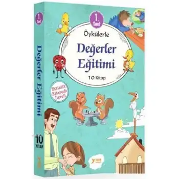 Yuva 1.Sınıf Öykülerle Değerler Eğitimim 10 Kitap